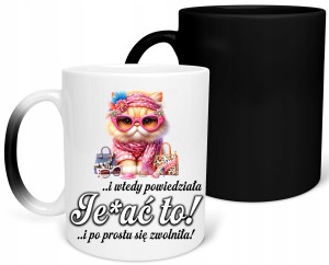 MAGICZNY KUBEK NA POŻEGNANIE ODEJŚCIE Z PRACY DLA KOLEŻANKI PREZENT