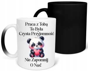 MAGICZNY KUBEK NA POŻEGNANIE Z PRACY DLA KOLEGI KOLEŻANKI IDEALNY PREZENT
