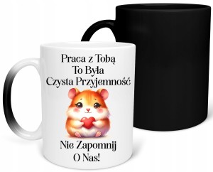 MAGICZNY KUBEK NA POŻEGNANIE Z PRACY DLA KOLEGI KOLEŻANKI IDEALNY PREZENT
