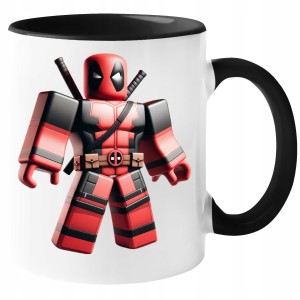 KUBEK ROBLOX deadpool+ IMIĘ PREZENT dla DZIECKA URODZINY ŚWIĘTA +OPAKOWANIE