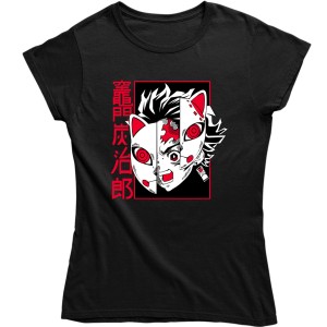 KOSZULKA DAMSKA DEMON SLAYER TANJIRO ANIME PREZENT