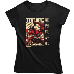 TANJIROU KOSZULKA DAMSKA DEMON SLAYER ANIME MANGA