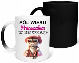 MAGICZNY KUBEK PREZENT DLA PRZYJACIÓŁKI KOLEŻANKI URODZINY 18 35 45 55 65