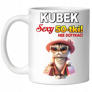 zabawny KUBEK na Urodziny Upominek Imieniny 30 40 50 60 LAT + OPAKOWANIE