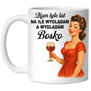 KUBEK PREZENT DLA PRZYJACIÓŁKI KOLEŻANKI NA URODZINY KOBIETY 35 45 55 65 70