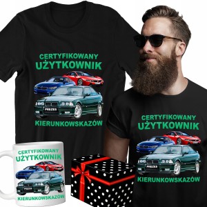 ZESTAW KOSZULKA KUBEK ZABAWNY ŚMIESZNY PREZENT ŚWIĘTA + PUDEŁKO