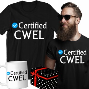 ZESTAW KOSZULKA KUBEK CERTIFIED CW#L śmieszny PREZENT ŚWIĘTA + PUDEŁKO