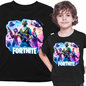 KOSZULKA DZIECIĘCA FORTNITE SKINY PREZENT na URODZINY ŚWIĘTA + IMIĘ