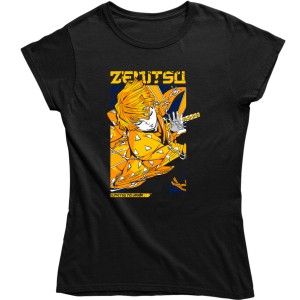 KOSZULKA DAMSKA DEMON SLAYER ZENITSU ANIME PREZENT