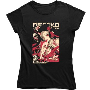 DAMSKA KOSZULKA NEZUKO KIMETSU NO YAIBA ANIME