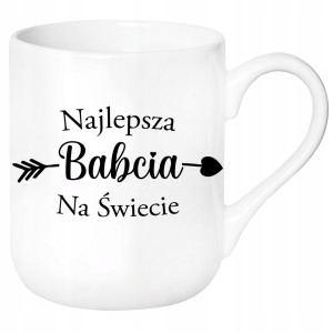 KUBEK Elegant DZIEŃ BABCI NAJLEPSZA BABCIA NA ŚWIECIE PREZENT + OPAKOWANIE