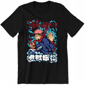 Yuji ITADORI KOSZULKA JUJUTSU KAISEN ANIME MANGA PREZENT URODZINY ŚWIĘTA