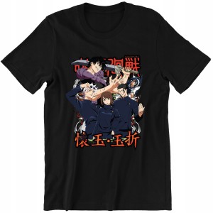 GOJO TOJI GETO KOSZULKA JUJUTSU KAISEN ANIME MANGA PREZENT URODZINY ŚWIĘTA