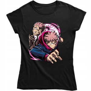 DAMSKA KOSZULKA SUKUNA YUJI JUJUTSU KAISEN ANIME MANGA PREZENT URODZINY