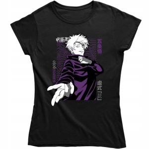 DAMSKA KOSZULKA GOJO SATORU JUJUTSU KAISEN ANIME MANGA PREZENT URODZINY 