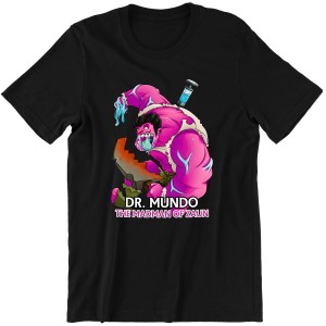 MUNDO ZABAWNA KOSZULKA LEAGUE OF LEGENDS NA PREZENT 