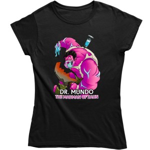 MUNDO ZABAWNA DAMSKA KOSZULKA LEAGUE OF LEGENDS