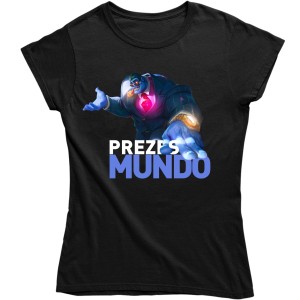 PREZES MUNDO ZABAWNA KOSZULKA LEAGUE OF LEGENDS NA PREZENT 