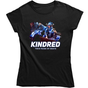 KINDRED DAMSKA KOSZULKA LEAGUE OF LEGENDS NA PREZENT