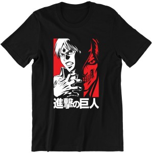 EREN ATAK TYTANOW KOSZULKA DLA FANA ANIME PREZENT