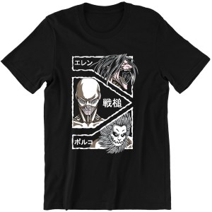 KOSZULKA ATAK TYTANOW DLA FANA ANIME PREZENT