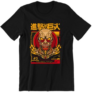 TYTAN KOLOSALNY ATTACK ON TITAN KOSZULKA dla fana