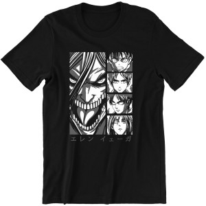EREN ATTACK ON TITAN KOSZULKA dla fana PREZENT 