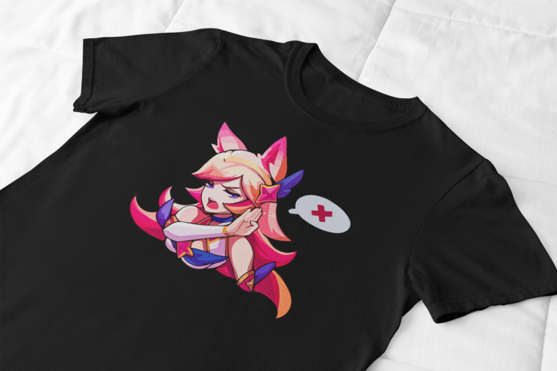 front-view-mockup-of-a-flat-lay-tee-against-a-soft-fabric-33942.png