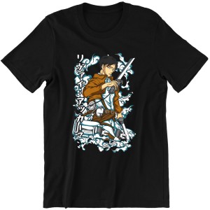 LEVI ATAK TYTANÓW ATTACK ON TITAN KOSZULKA ANIME