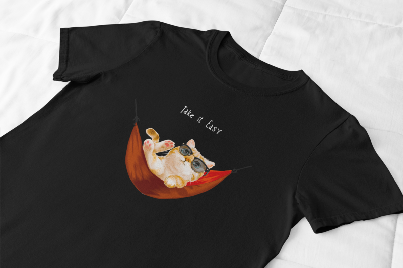 front-view-mockup-of-a-flat-lay-tee-against-a-soft-fabric-33942.png