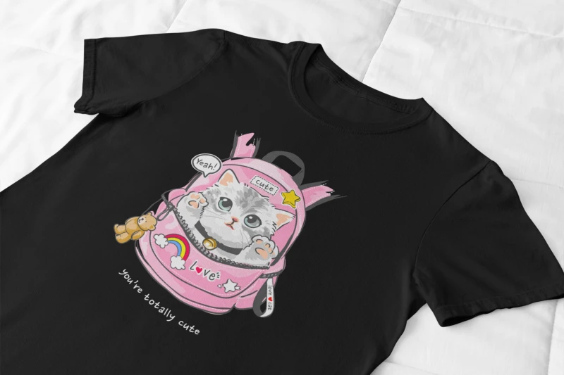 front-view-mockup-of-a-flat-lay-tee-against-a-soft-fabric-33942.png