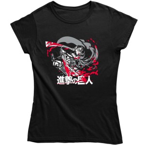 ATTACK ON TITAN ATAK TYTANOW KOSZULKA LEVI PREZENT