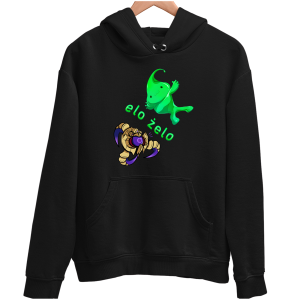 ZAC vs VELKOZ elo żelo LEAGUE OF LEGENDS zabawna BLUZA UNISEX na PREZENT