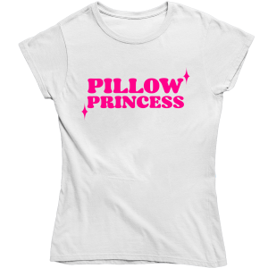 Pillow Princess ŚMIESZNA damska KOSZULKA PREZENT na URODZINY ŚWIĘTA 
