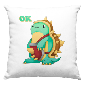 RAMMUS ZABAWNA PODUSZKA + WYPEŁNIENIE 40x40cm LEAGUE OF LEGENDS PREZENT NA URODZINY ŚWIĘTA