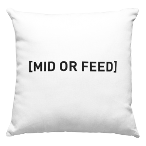 MID OR FEED ZABAWNA PODUSZKA + WYPEŁNIENIE 40x40cm LEAGUE OF LEGENDS PREZENT NA URODZINY ŚWIĘTA