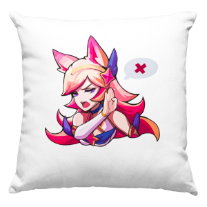 AHRI ZABAWNA PODUSZKA + WYPEŁNIENIE 40x40cm LEAGUE OF LEGENDS PREZENT NA URODZINY ŚWIĘTA