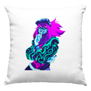 AKALI ZABAWNA PODUSZKA + WYPEŁNIENIE 40x40cm LEAGUE OF LEGENDS PREZENT NA URODZINY ŚWIĘTA