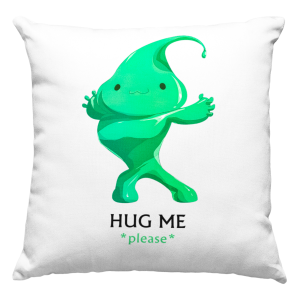 ZAC HUGE ME ZABAWNA PODUSZKA + WYPEŁNIENIE 40x40cm LEAGUE OF LEGENDS PREZENT NA URODZINY ŚWIĘTA