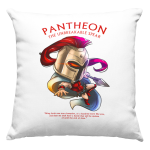 PANTHEON ZABAWNA PODUSZKA + WYPEŁNIENIE 40x40cm LEAGUE OF LEGENDS PREZENT NA URODZINY ŚWIĘTA 