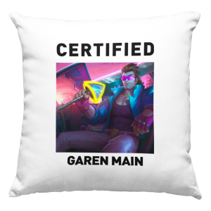 GAREN MAIN ZABAWNA PODUSZKA + WYPEŁNIENIE 40x40cm LEAGUE OF LEGENDS PREZENT NA URODZINY ŚWIĘTA