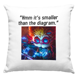 HEIMERDINGER ZABAWNA PODUSZKA + WYPEŁNIENIE 40x40cm LEAGUE OF LEGENDS PREZENT NA URODZINY ŚWIĘTA