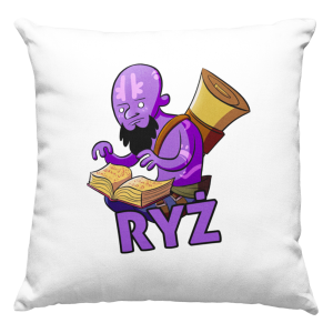 RYZE RYŻ ZABAWNA PODUSZKA + WYPEŁNIENIE 40x40cm LEAGUE OF LEGENDS PREZENT NA URODZINY ŚWIĘTA