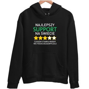 NAJLEPSZY SUPPORT NA ŚWIECIE LEAGUE OF LEGENDS zabawna BLUZA UNISEX PREZENT na URODZINY ŚWIĘTA