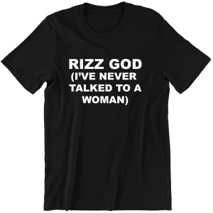 RIZZ GOD śmieszna KOSZULKA T-SHIRT PREZENT na ŚWIĘTA URODZINY 