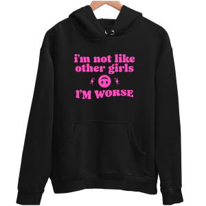 IM NOT LIKE OTHERS GIRLS zabawna śmieszna BLUZA UNISEX PREZENT na ŚWIĘTA 