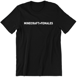 MINECRAFT>FEMALES śmieszna KOSZULKA T-SHIRT PREZENT na ŚWIĘTA URODZINY 