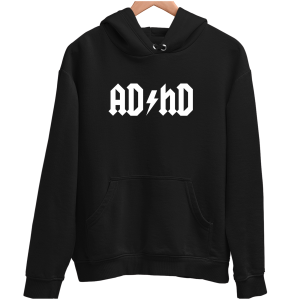 ADHD AC/DC Zabawna śmieszna BLUZA UNISEX na PREZENT
