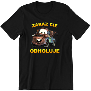 ZŁOMEK ZARAZ CIE ODHOLUJE zabawna śmieszna KOSZULKA na PREZENT URODZINY 