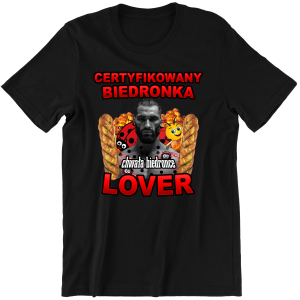 CERTYFIKOWANY BIEDRONKA LOVER śmieszna zabawna KOSZULKA na PREZENT URODZINY 100% bawełna